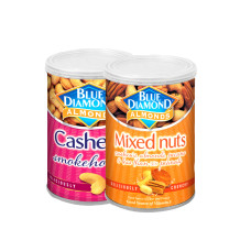 Blue Diamond Cashews Smoke House 135gm And Almonds Mixed Nuts 135 gm BUY 1 GET 1